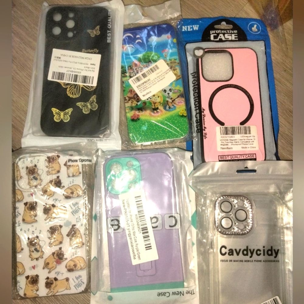 iPhone 13 Pro Max Phone Case Bundle Lot (6 pack)
